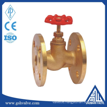 brass/bronze flanged globe valve